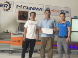 CHUYỂN GIAO CÔNG NGHỆ DÀN MÁY SẢN XUẤT CỬA NHÔM LƯỠI 500 CHO A  HOÀNG - BÌNH PHƯỚC